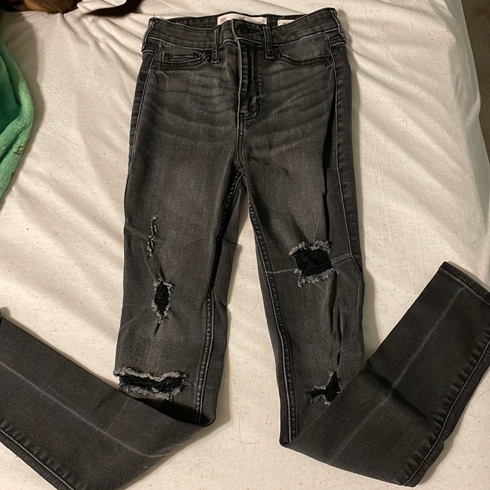 hollister black jeans